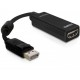 DELOCK Adaptador Displayport M a HDMI H Negro